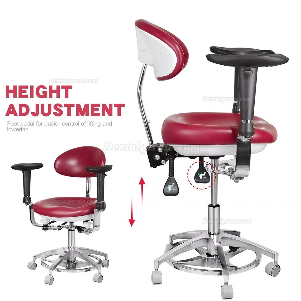 TYTC JKS 037 Dental Mikroskop Hocker, Chirurgenstuhl mit Armlehne